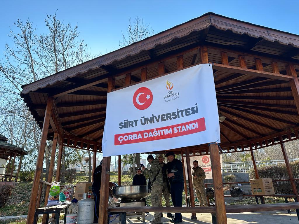 Siirt Üniversitesinden Deprem Seferberliği