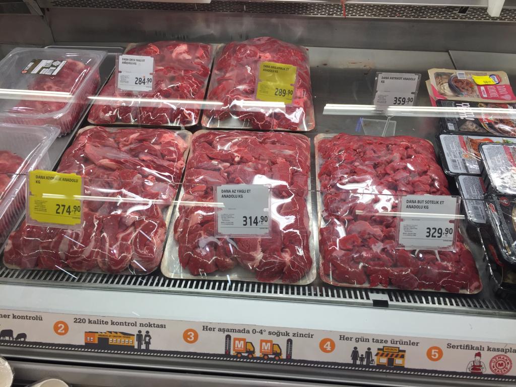 Siirt’te kırmızı et: 329 TL