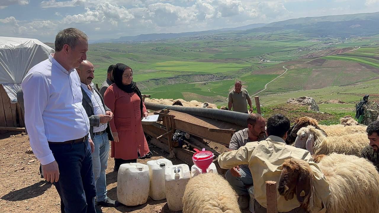 HDP ve Yeşil Sol Parti Köylerde Çalışma Yaptı