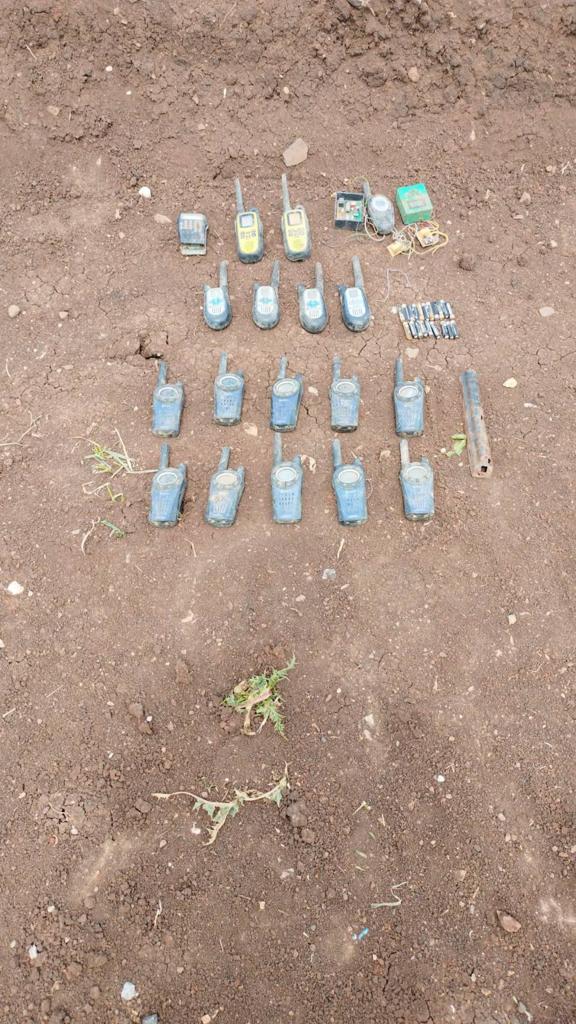 Siirt’te terör örgütüne ait el telsizleri ve patlama düzenekleri ele geçirildi