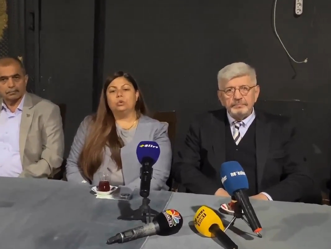 Millet İttifakının basın toplantısı..