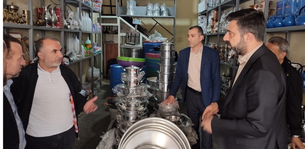 Cumhur İtifakı İl Başkanları Esnaf ziyareti