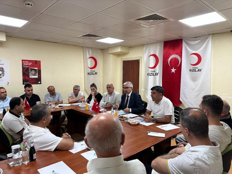 Kızılay Yöneticileri Şube Ziyaretlerini Siirt İlinde Tamamladı.