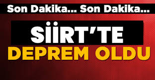 KURTALAN’DA DEPREM