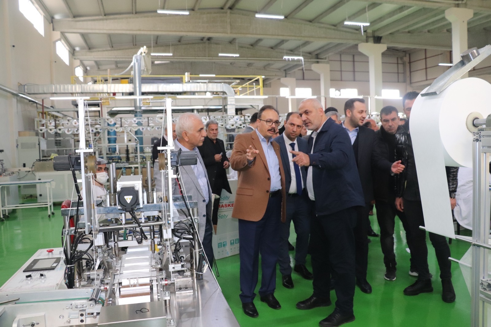 VALİ DR. KEMAL KIZILKAYA, ORGANİZE SANAYİ BÖLGESİNDE İNCELEMELERDE BULUNDU