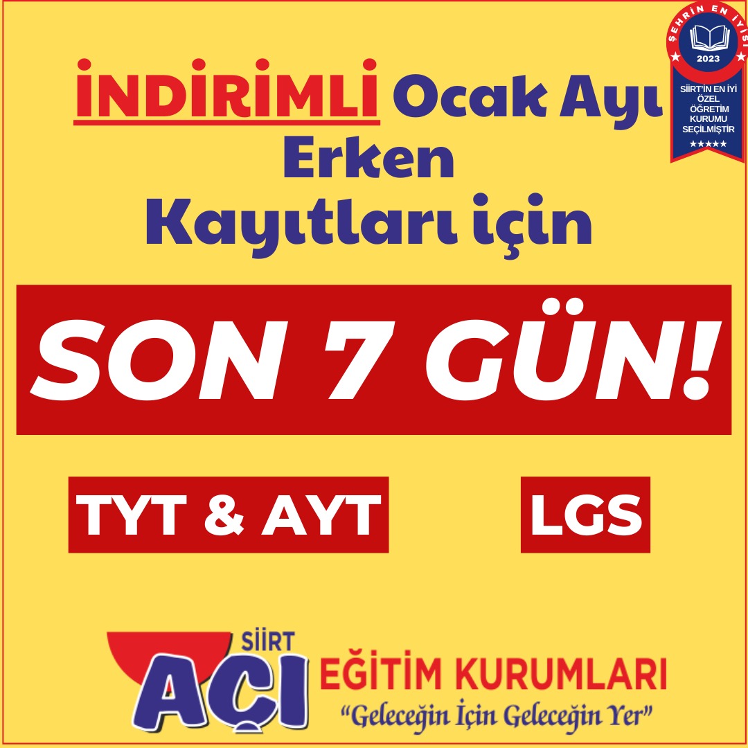 ŞEHRİN EN İYİSİ OLMAYA HAZIR MISINIZ …  ?