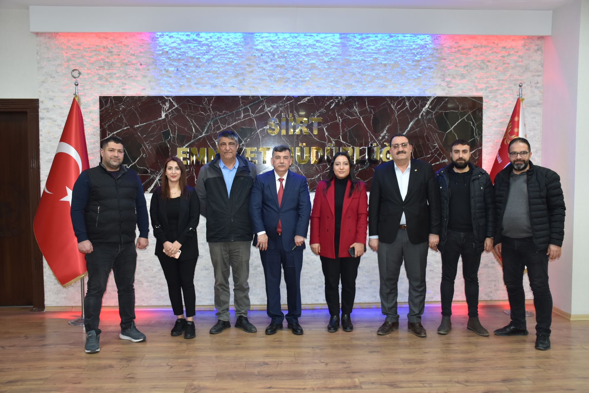 EMNİYET MÜDÜRÜNE ZİYARET