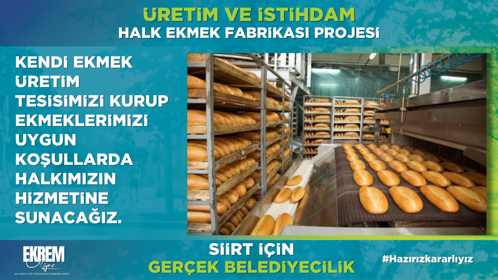 OLGAÇ’TAN İSTİHDAMA YÖNELİK BİR PROJE DAHA “HALK ÜRETECEK, HALK SATACAK!”