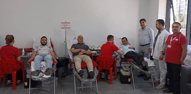 Tarım ve Orman Müdürlüğü Personelleri  Kızılay’a Kan Bağışında bulundu