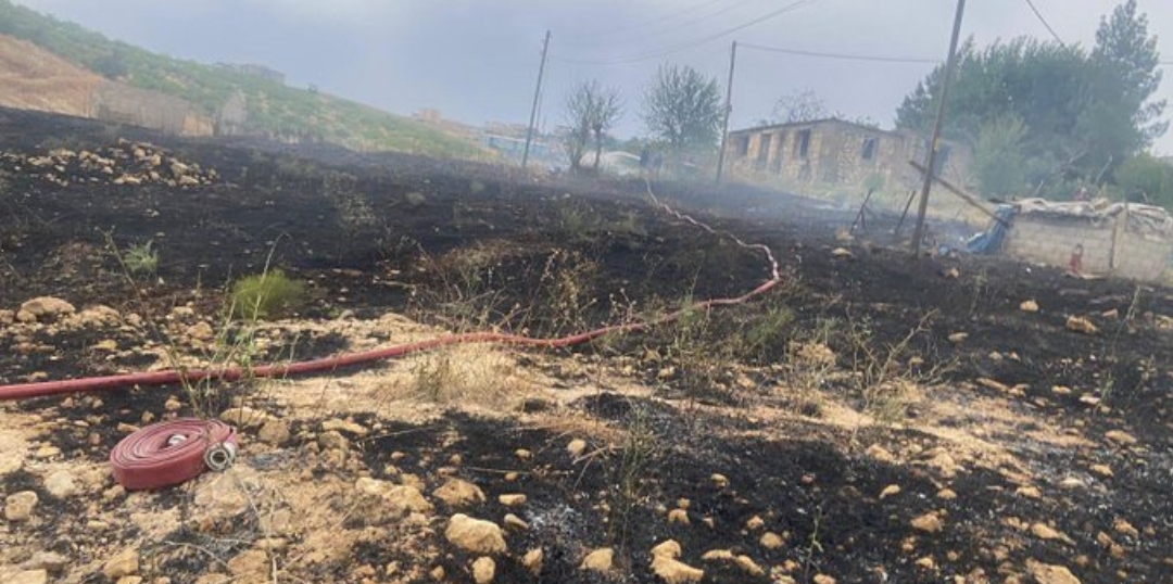 Siirt’te Üç Ayrı Noktada Çıkan Anız Yangınları Kontrol Altına Alındı