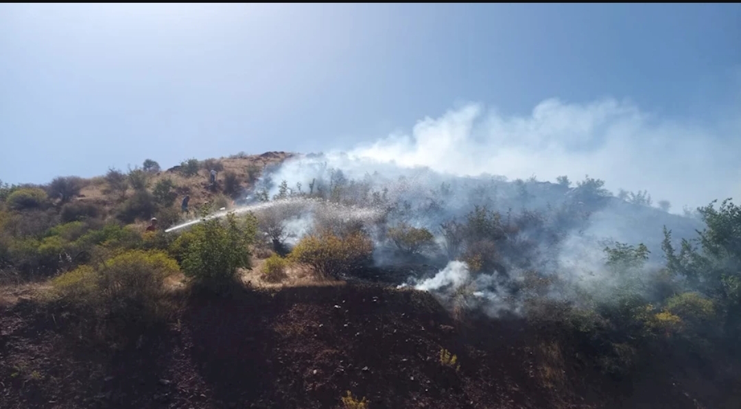 Baykan İlçesi’nde Kırsal Alanda Yangın