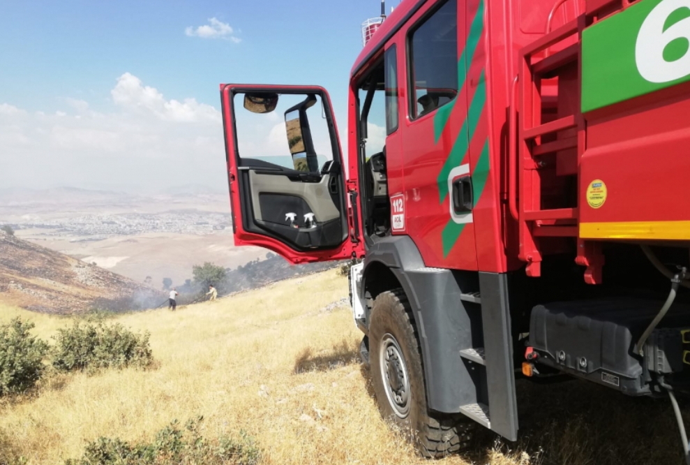 Siirt’te Örtü Yangını