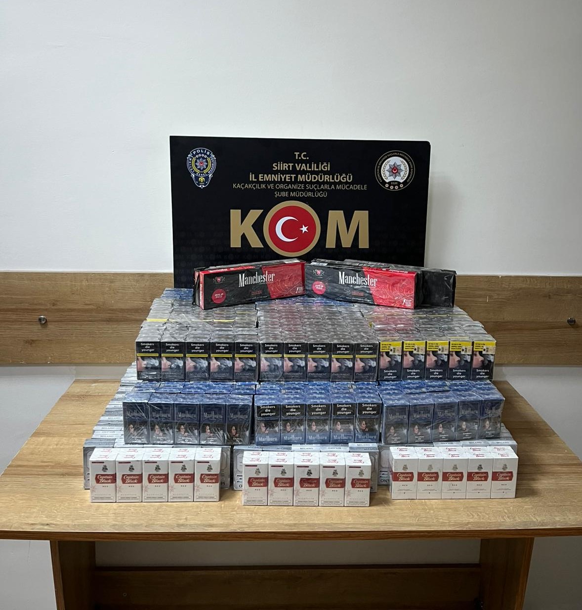 KAÇAĞA GEÇİT YOK! 1180 PAKET SİGARA ELE GEÇİRİLDİ