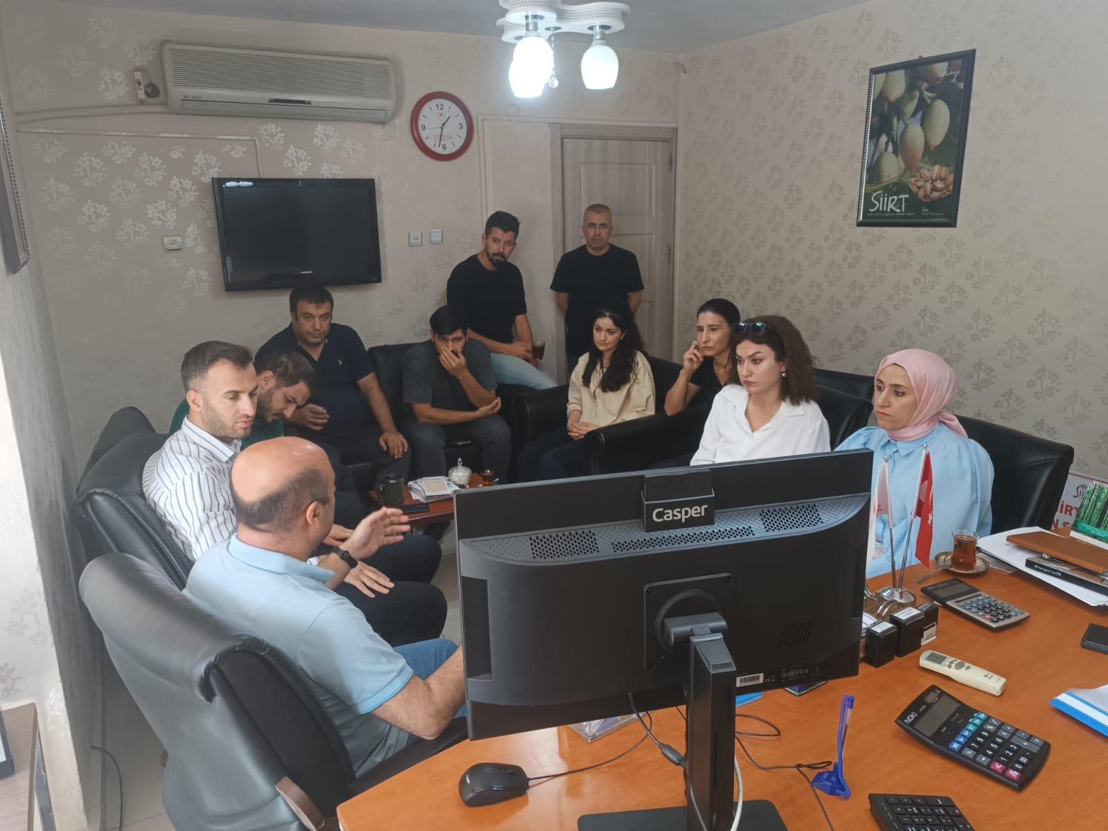 Siirt Tarım ve Orman Müdürlükleri Personellerine “Tarımda Planlı Üretim ve Yeni Destekleme Modeli” Konularında Eğitim Verildi