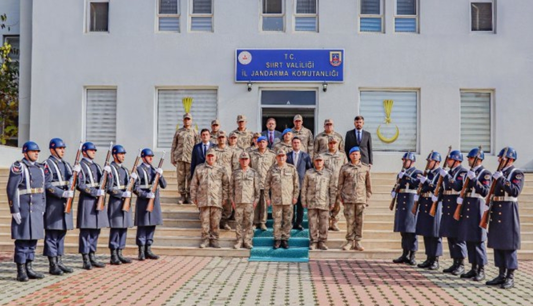 Jandarma Genel Komutan Yardımcısı Orgeneral Hüseyin Kurtoğlu’ndan Siirt İl Jandarma Komutanlığına Ziyaret