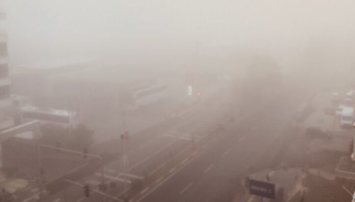 Siirt’te Yoğun Sis Sürücüler Zor Anlar Yaşıyor