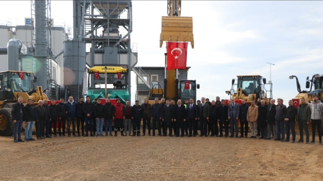Asfalt Tesisi Deneme Üretimine Başladı