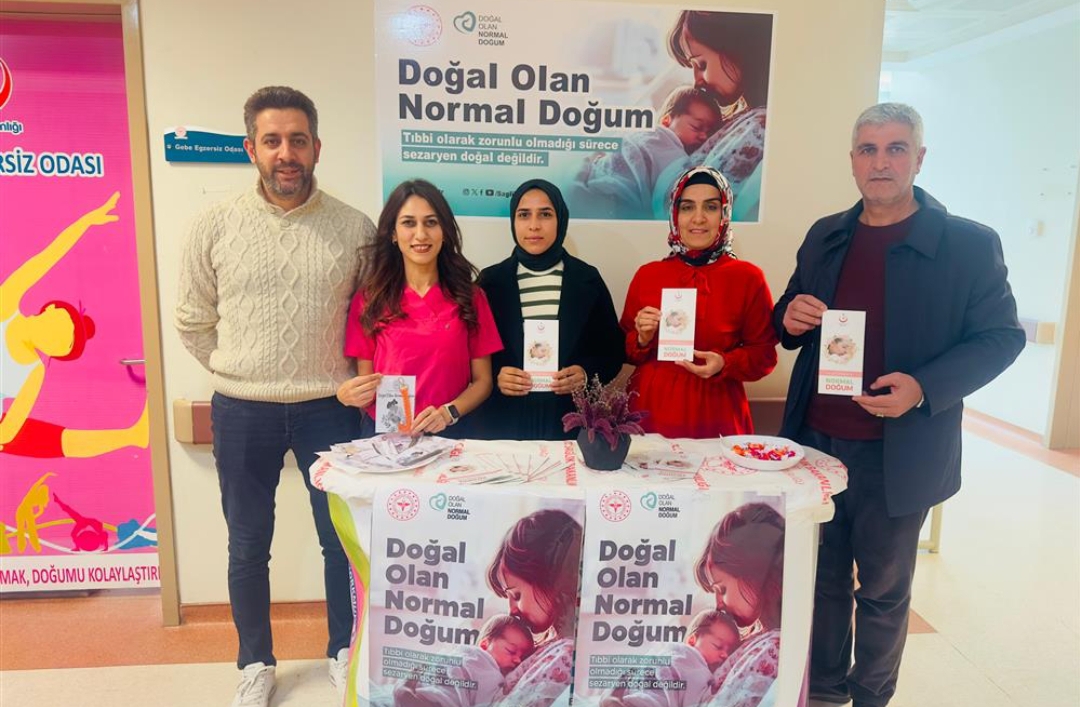 Siirt Eğitim ve Araştırma Hastanesi’nde Normal Doğum Bilinçlendirme Etkinliği