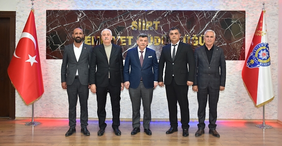 Muhtarlardan İl Emniyet Müdürü Öztürk’e Teşekkür Ziyareti