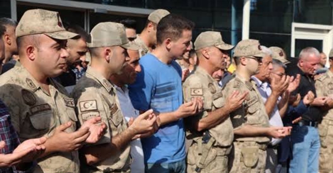 Siirt’te motosiklet kazasında yaşamını yitiren astsubay için tören düzenlendi