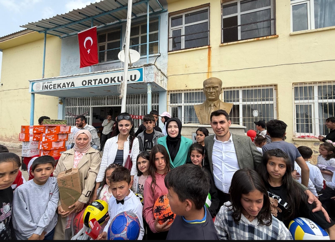 Siirt AK Parti Kadın Kolları Başkanı Betül Tuğba Mavi’den 23 Nisan Ziyareti