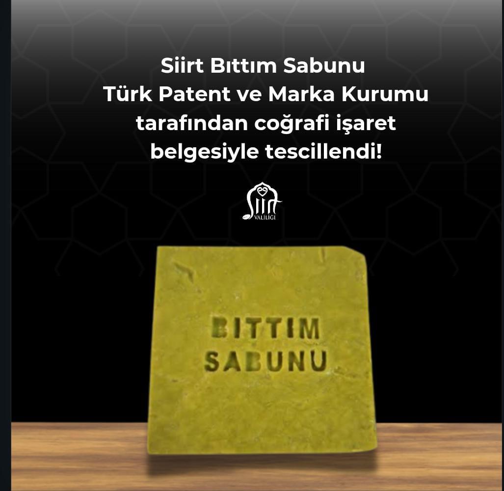 Bıttım Sabunu Coğrafi İşaretle Tescillendi