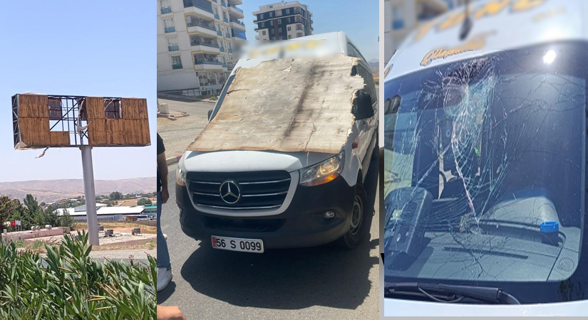 Şiddetli Rüzgâr Faciası Kıl Payı Atlatıldı