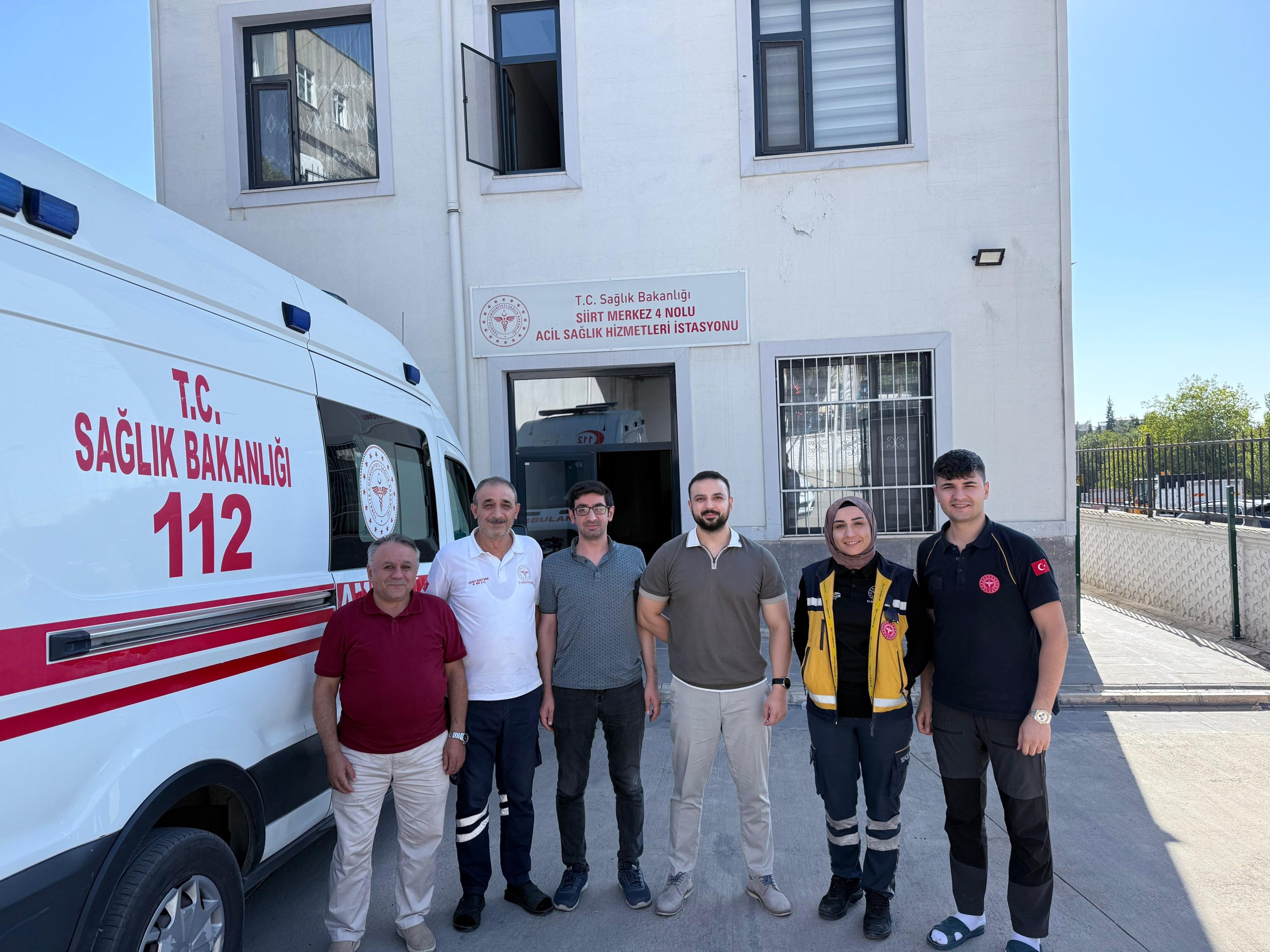 Canan Akkuş Acil Sağlık Hizmetleri İstasyonu Ziyareti