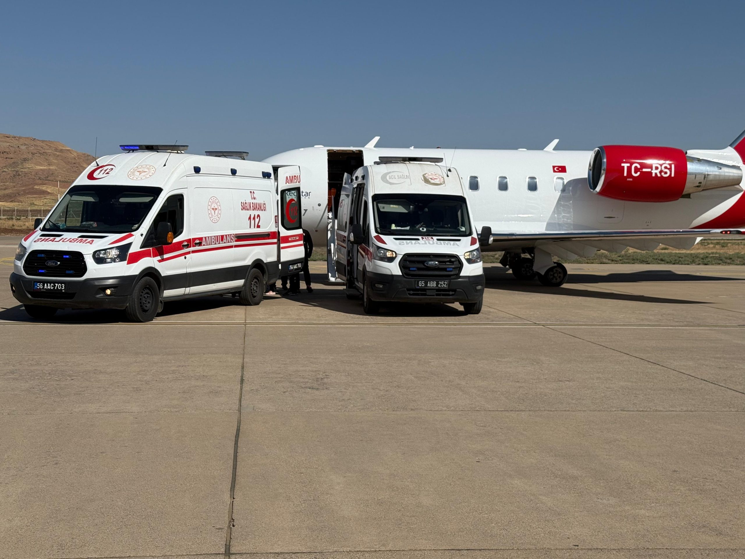 Siirt’te Sepsis Hastası Hava Ambulansı ile İstanbul’a Nakledildi