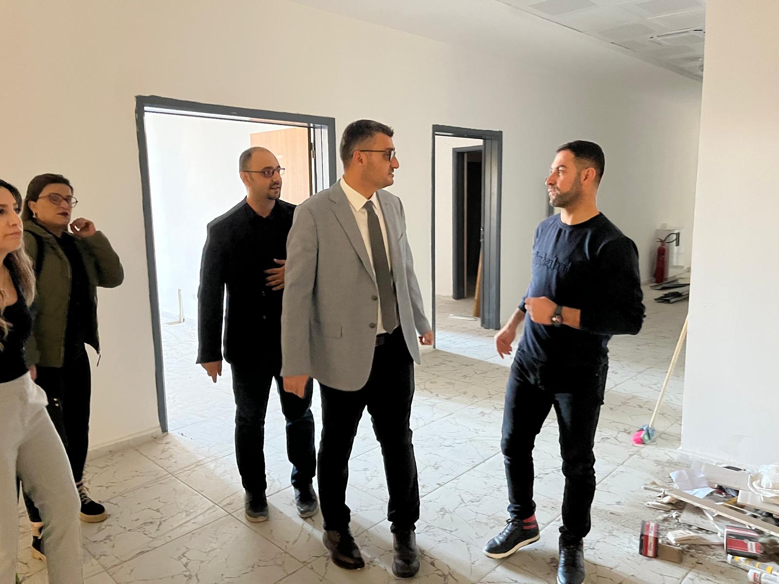 Kurtalan Ağız ve Diş Sağlığı Merkezi İnşaatında İnceleme