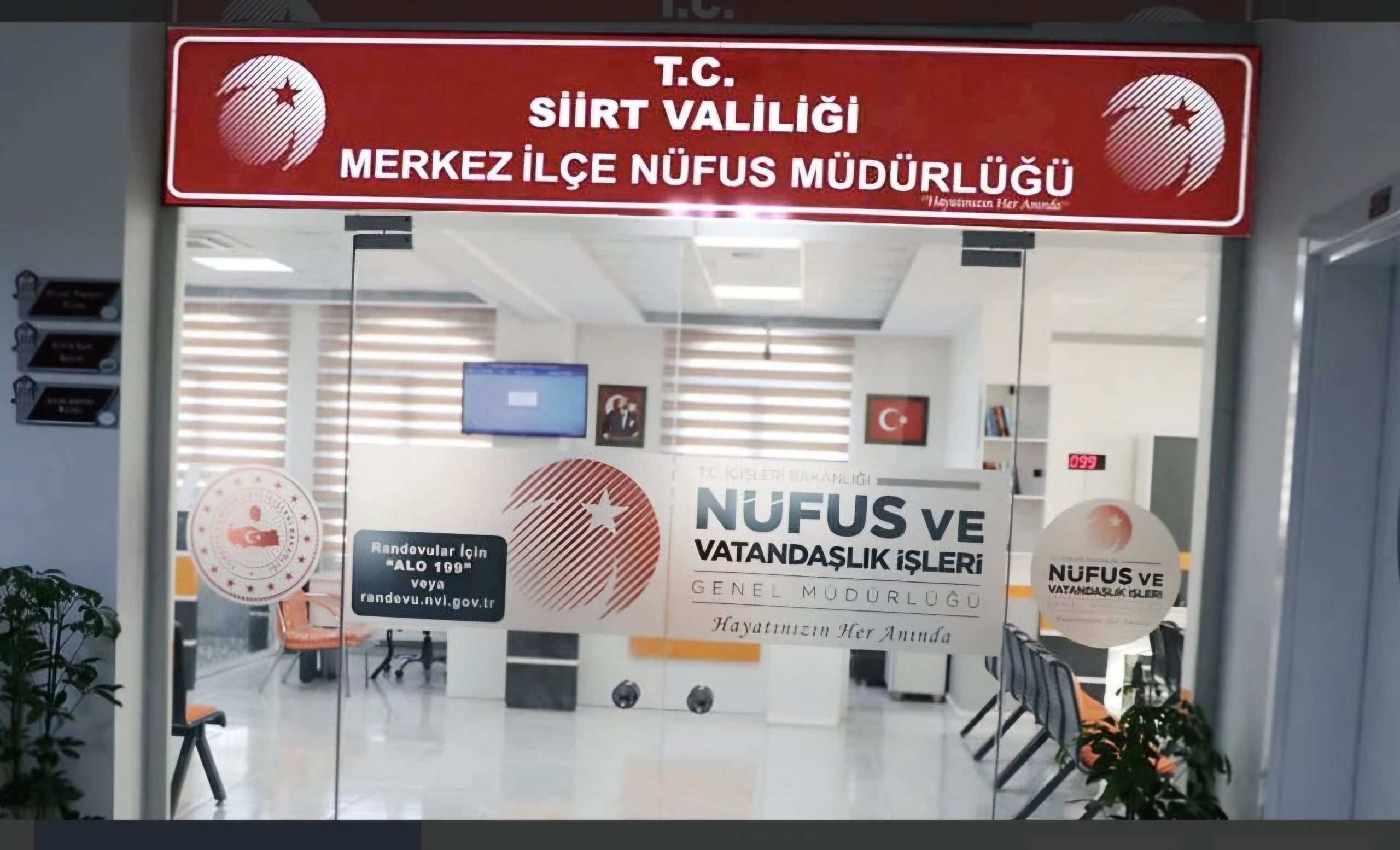 YDS/2 Sınavı İçin Siirt Nüfus Müdürlüğü Pazar Günü Açık Olacak