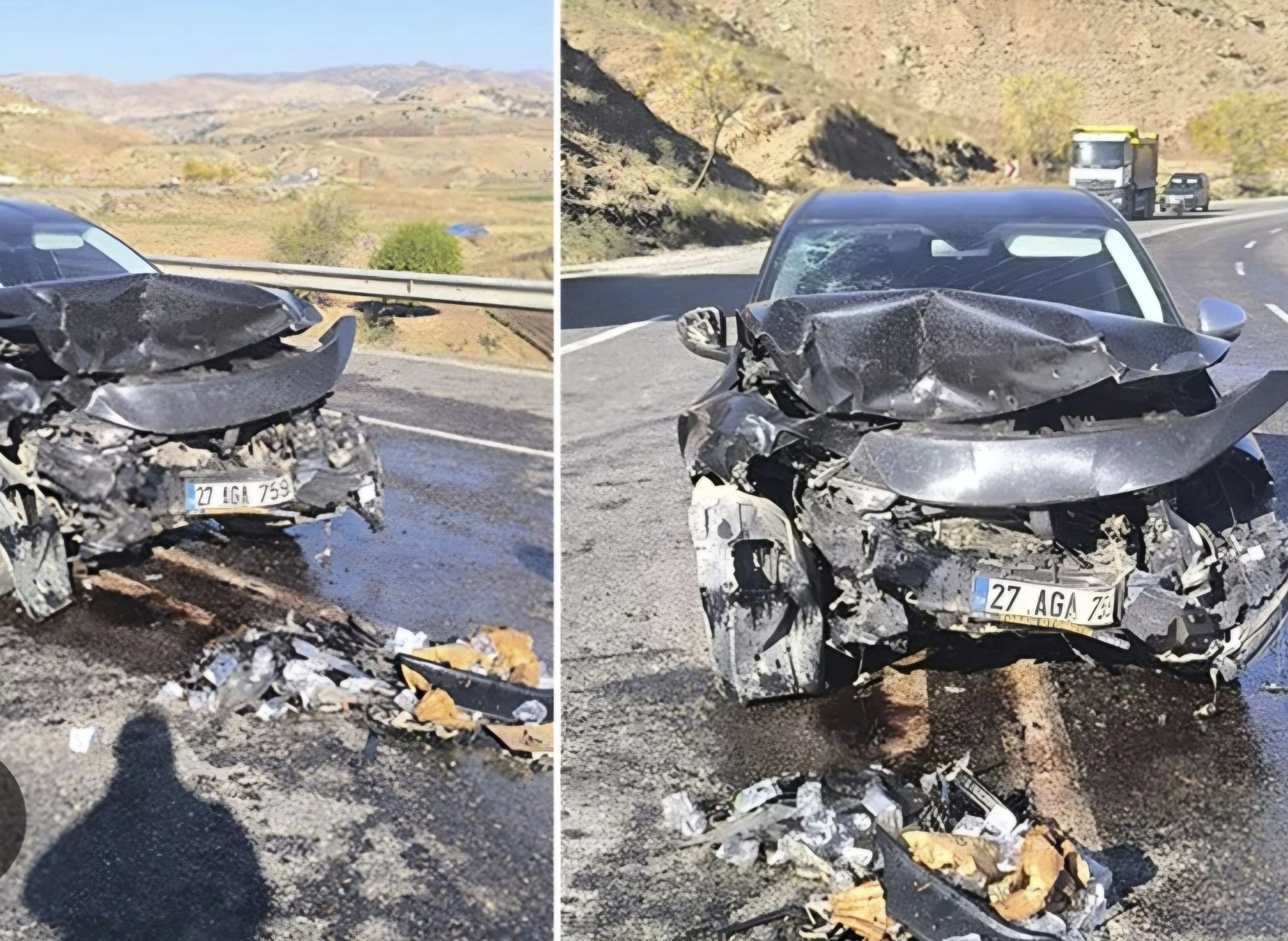 Siirt-Baykan Karayolunda İki Otomobil Çarpıştı: 4 Yaralı