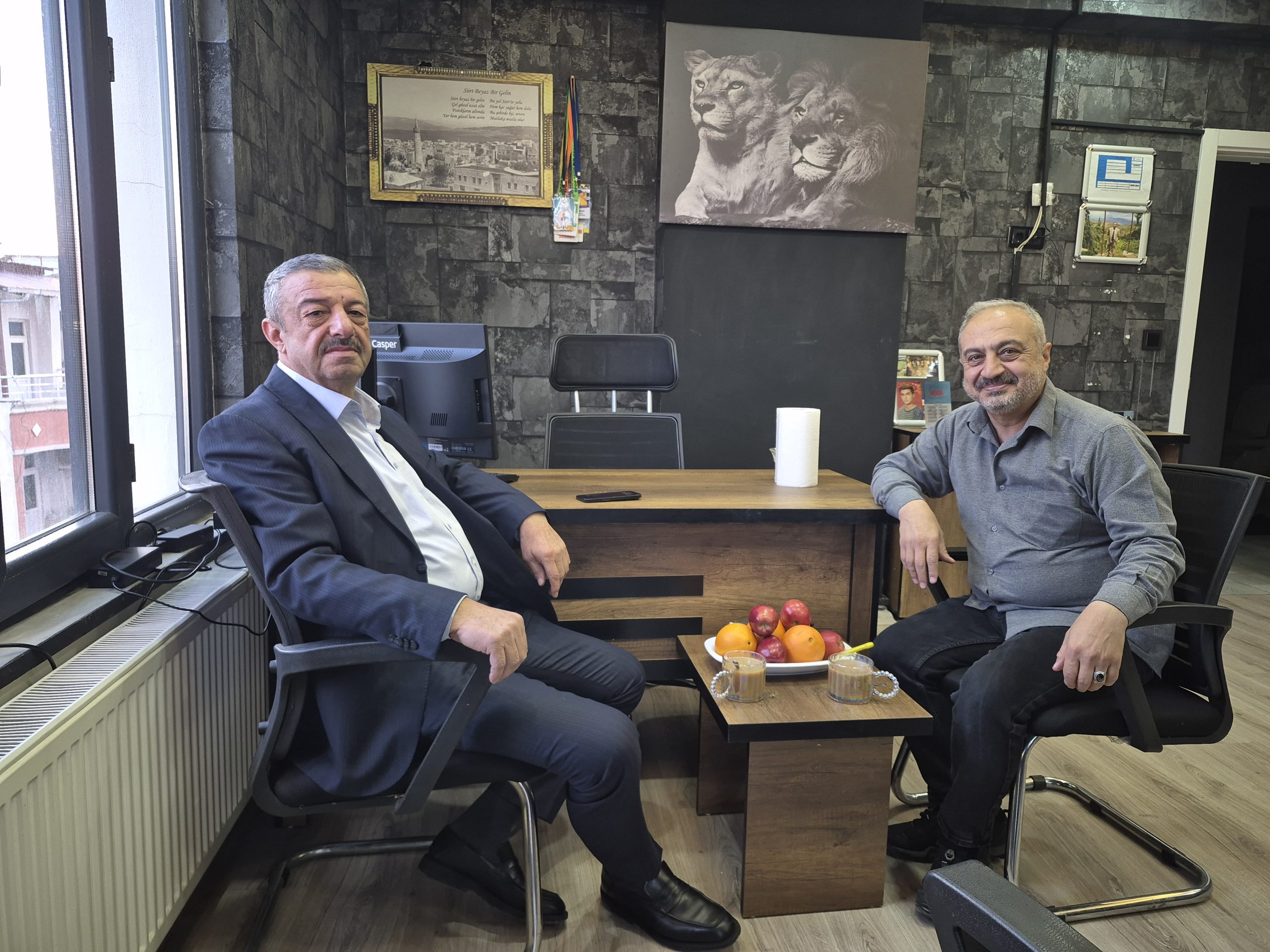 Başkan Necat Cellek’ten Siirt Objektif Haber’e Ziyaret: “Şirvan’ın Su Sorununu Çözdük”