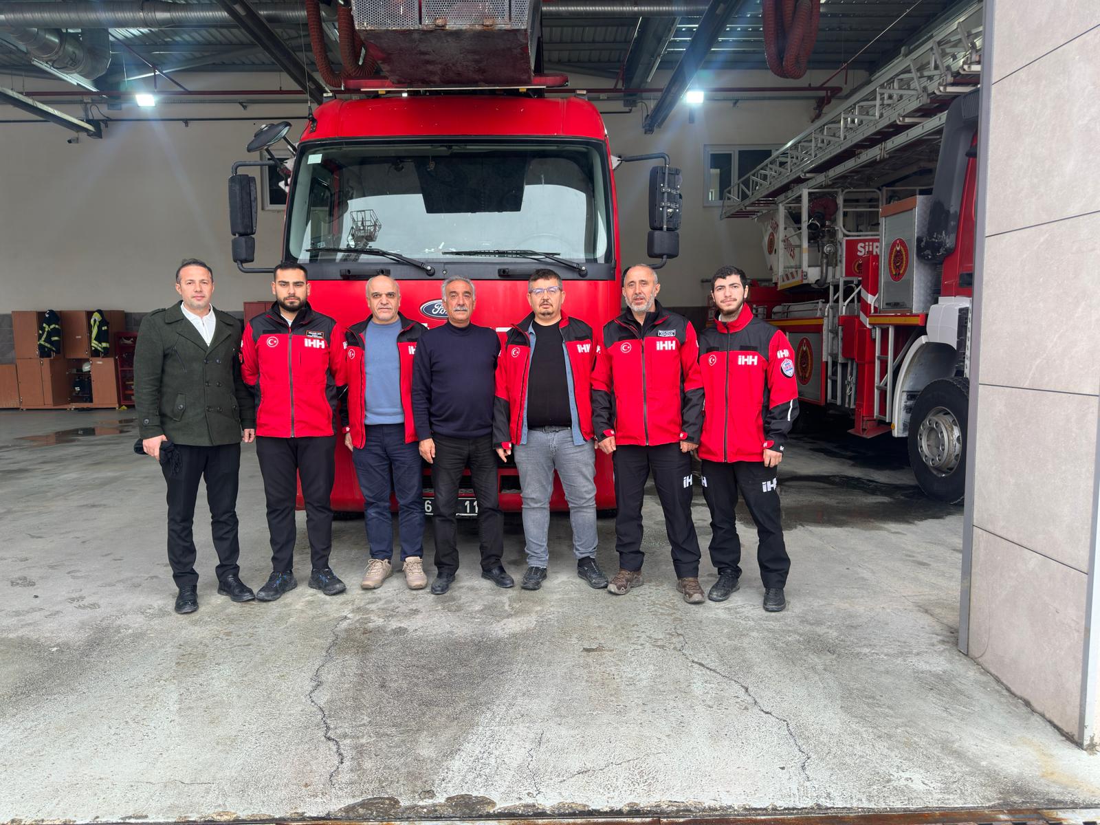 Siirt İHH ile İtfaiye Müdürlüğü Arasında İş Birliği Görüşmesi
