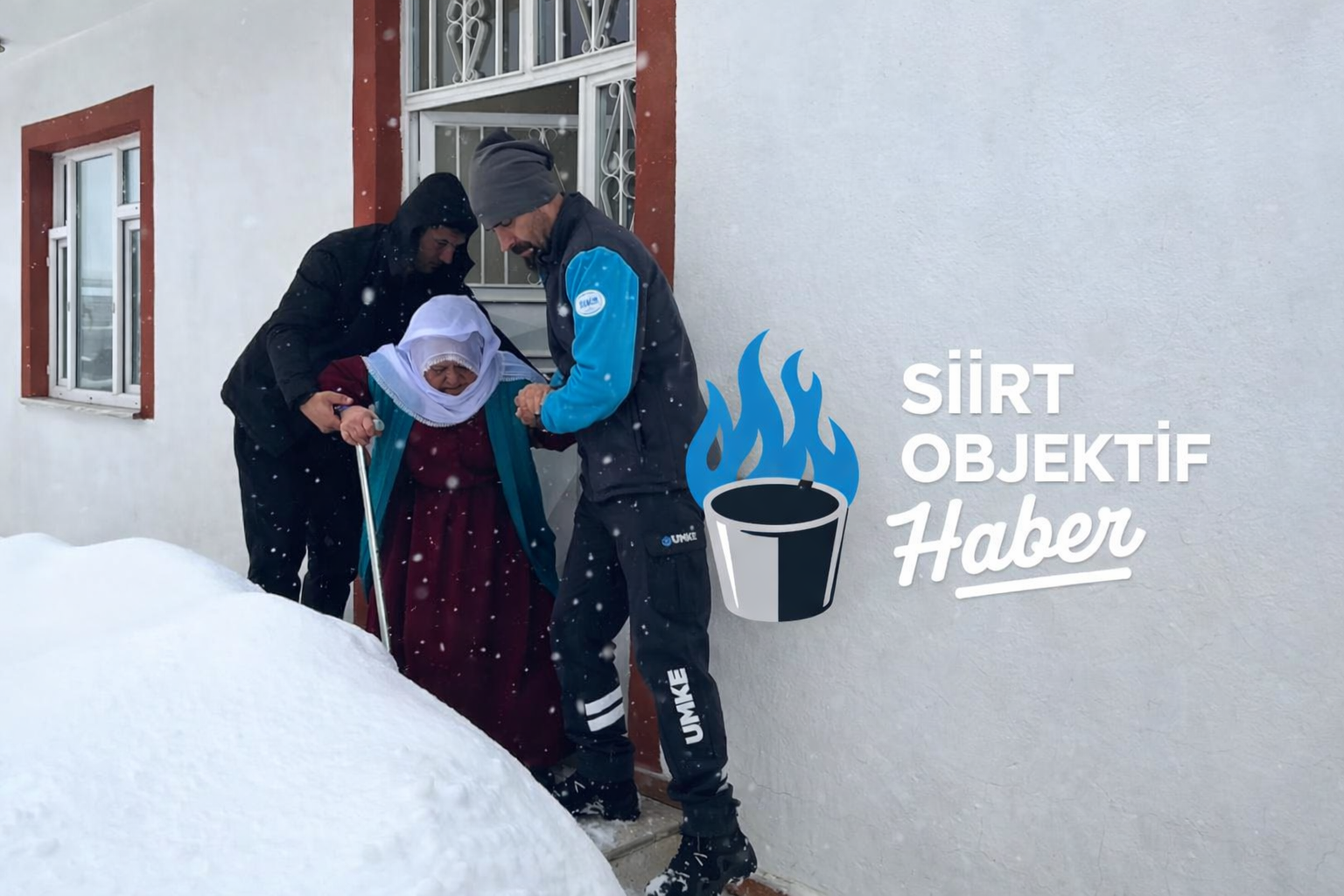 Yoğun Kar Yağışına Rağmen Diyaliz Hastası Sağlık Kuruluşuna Ulaştırıldı