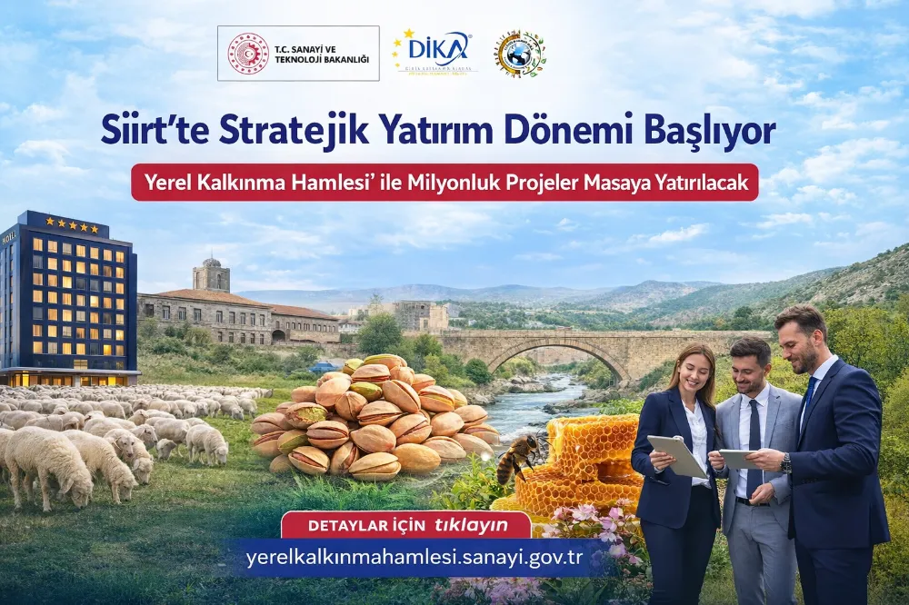 Siirt’te Yerel Kalkınma Hamlesi Teşvik Programı Başlıyor