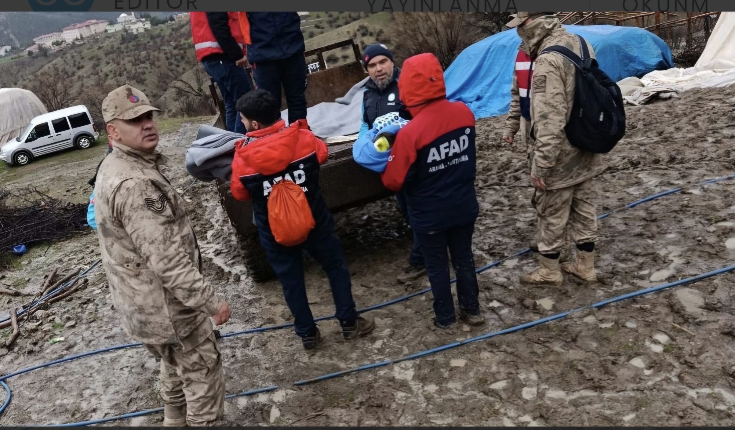 Siirt’te Mahsur Kalan Aileler Ekiplerin Müdahalesiyle Kurtarıldı