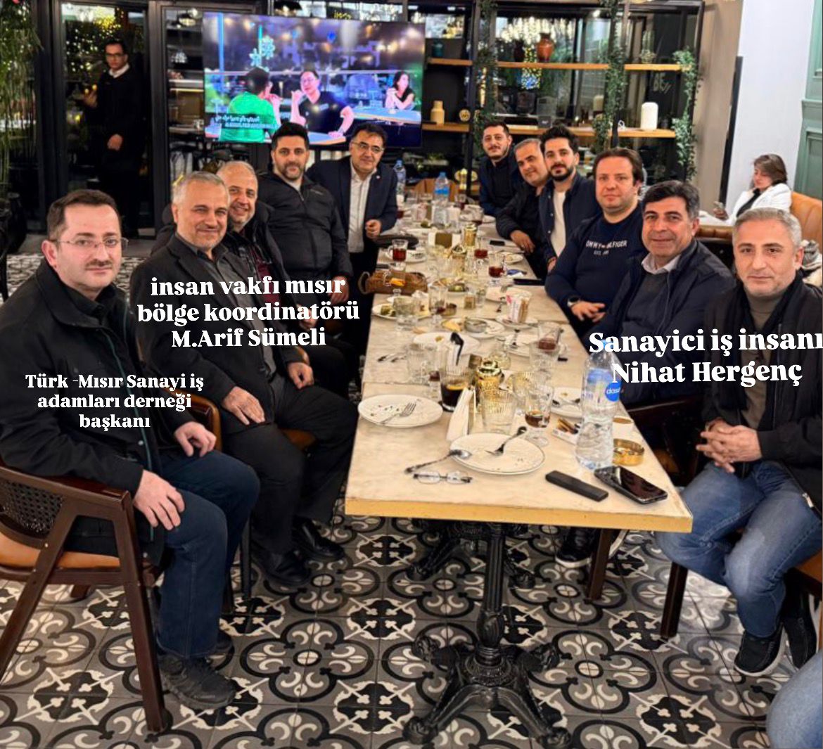 Mısır’da Siirtli İş İnsanlarından Hemşehrilik Buluşması