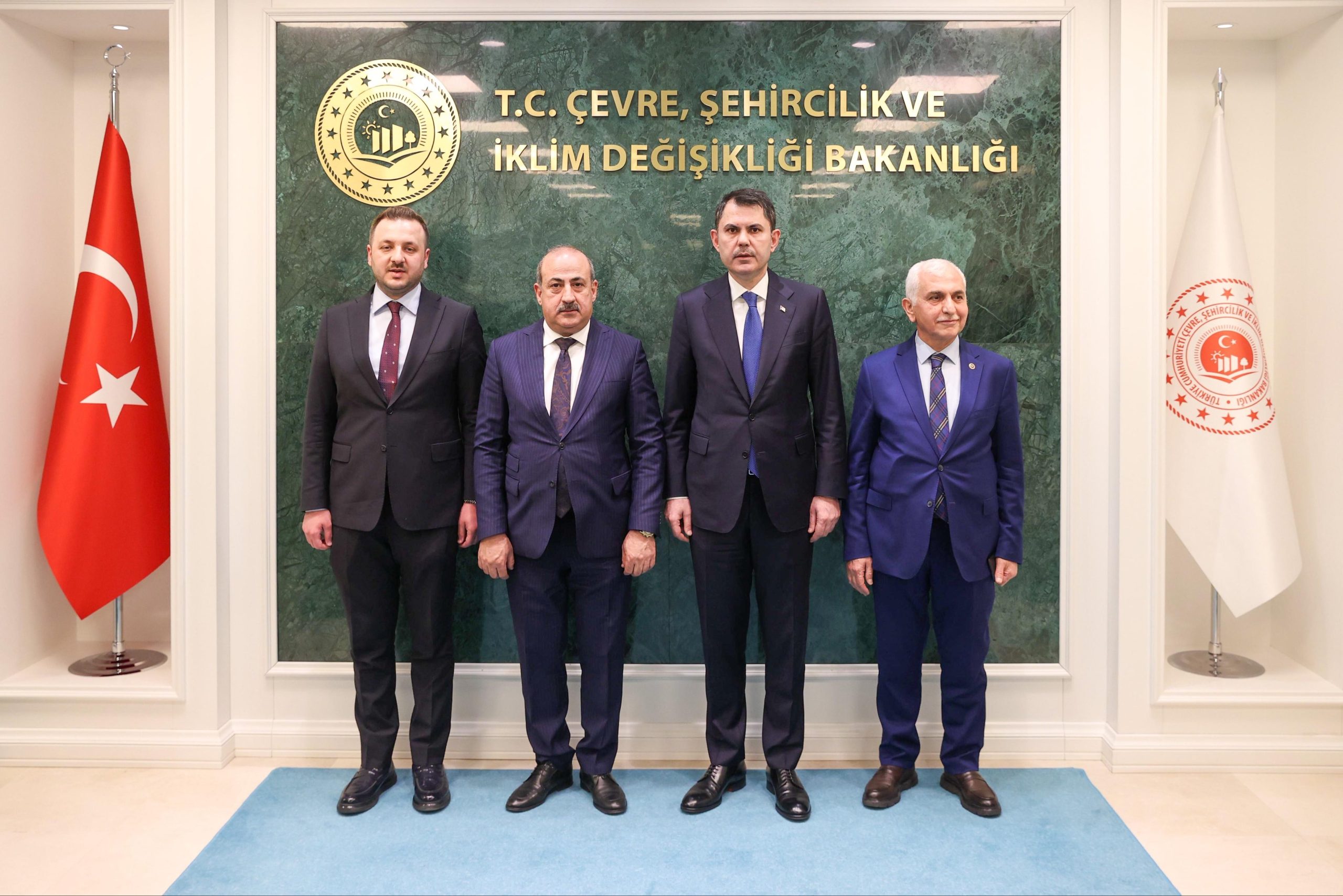 SİİRT HEYETİNDEN BAKAN MURAT KURUM’A ZİYARET