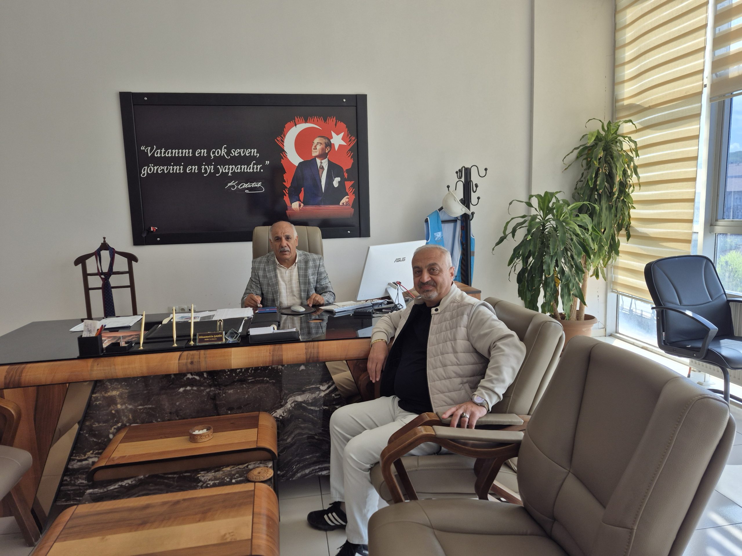 Objektif Haber’den Hüsamettin Şahin’e  Ziyaret