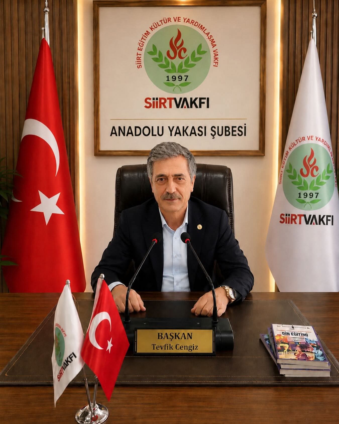 Siirt Vakfı İstanbul Anadolu Yakası Temsilciliği’ne Tevfik Cengiz Getirildi