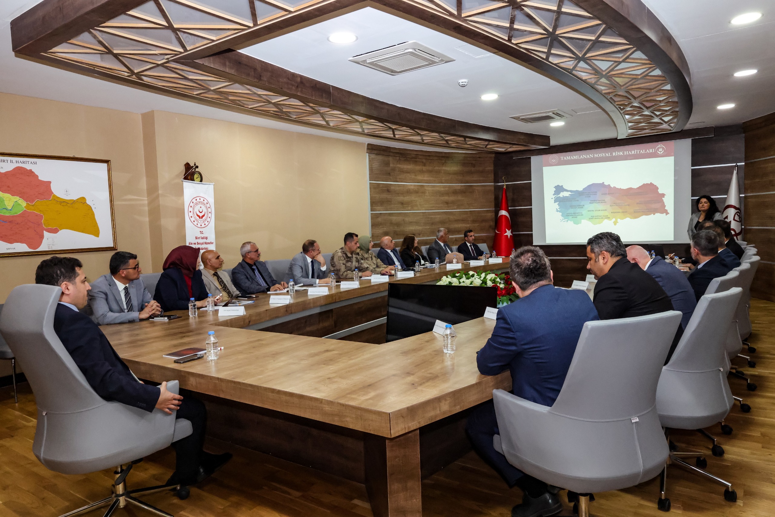 Siirt’te Sosyal Risklere Karşı Erken Uyarı Toplantısı