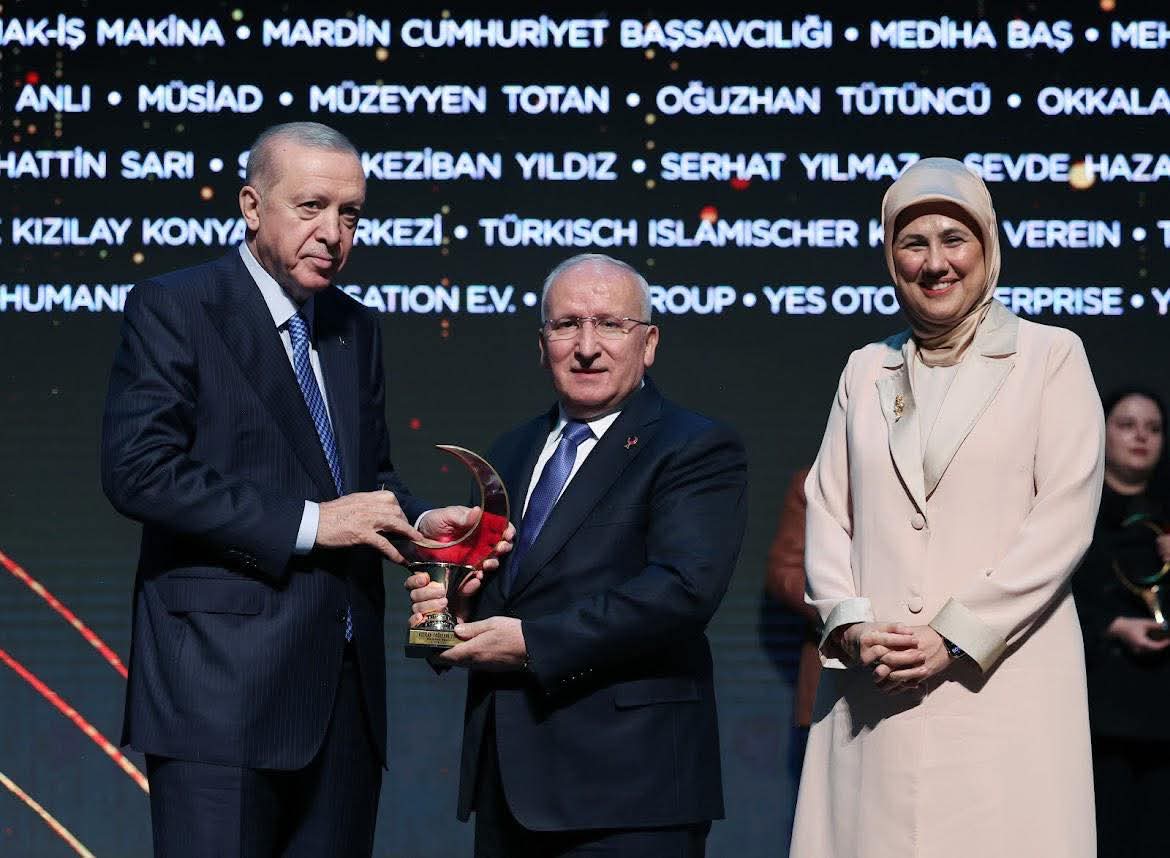 Sancaklar Vakfı’na Cumhurbaşkanı Erdoğan’dan Anlamlı Ödül