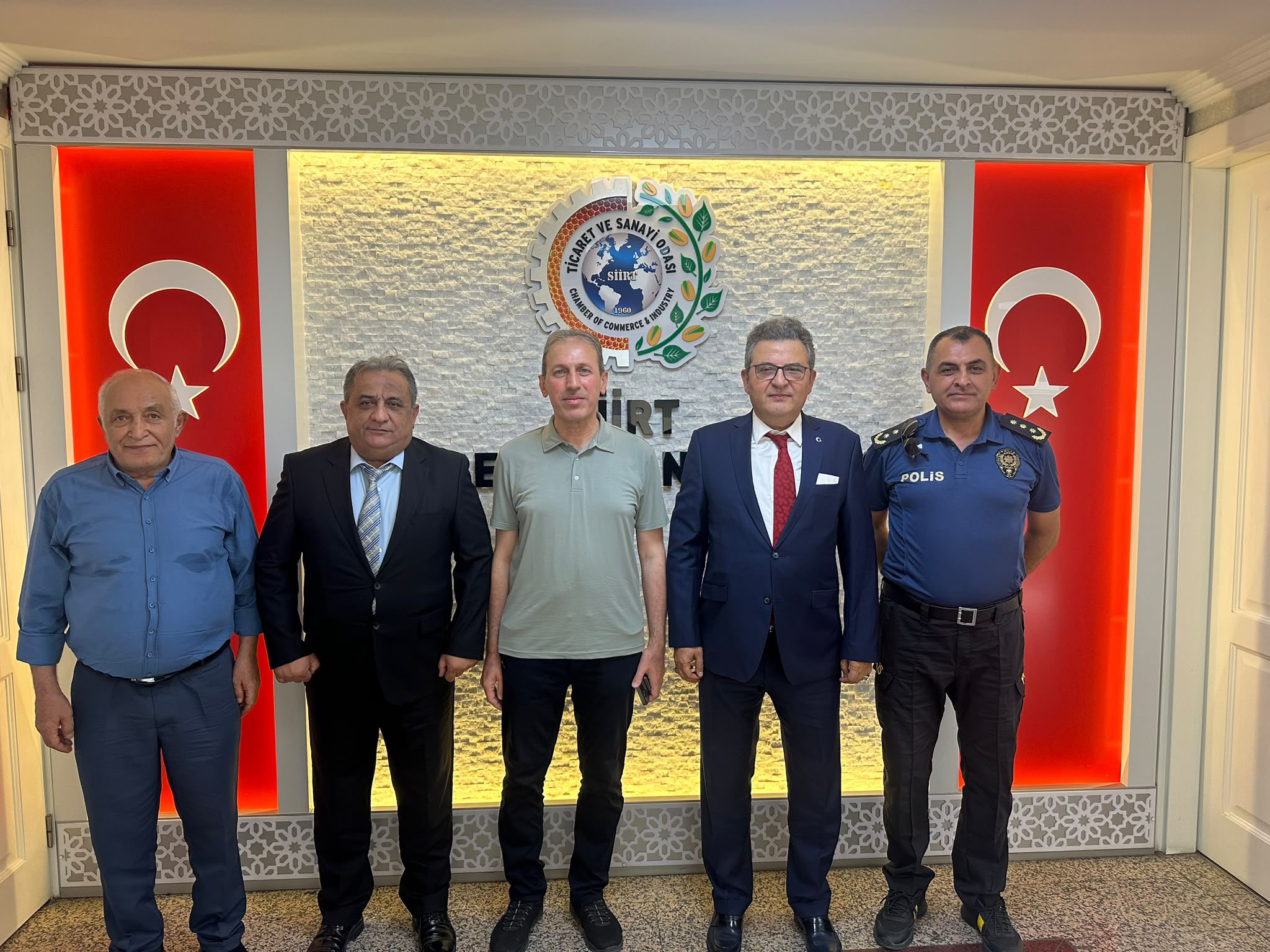 Siirt Ticaret ve Sanayi Odası, Polis Başmüfettişleri Kadir Yırtar ve Ahmet Irmak’ı ağırladı.