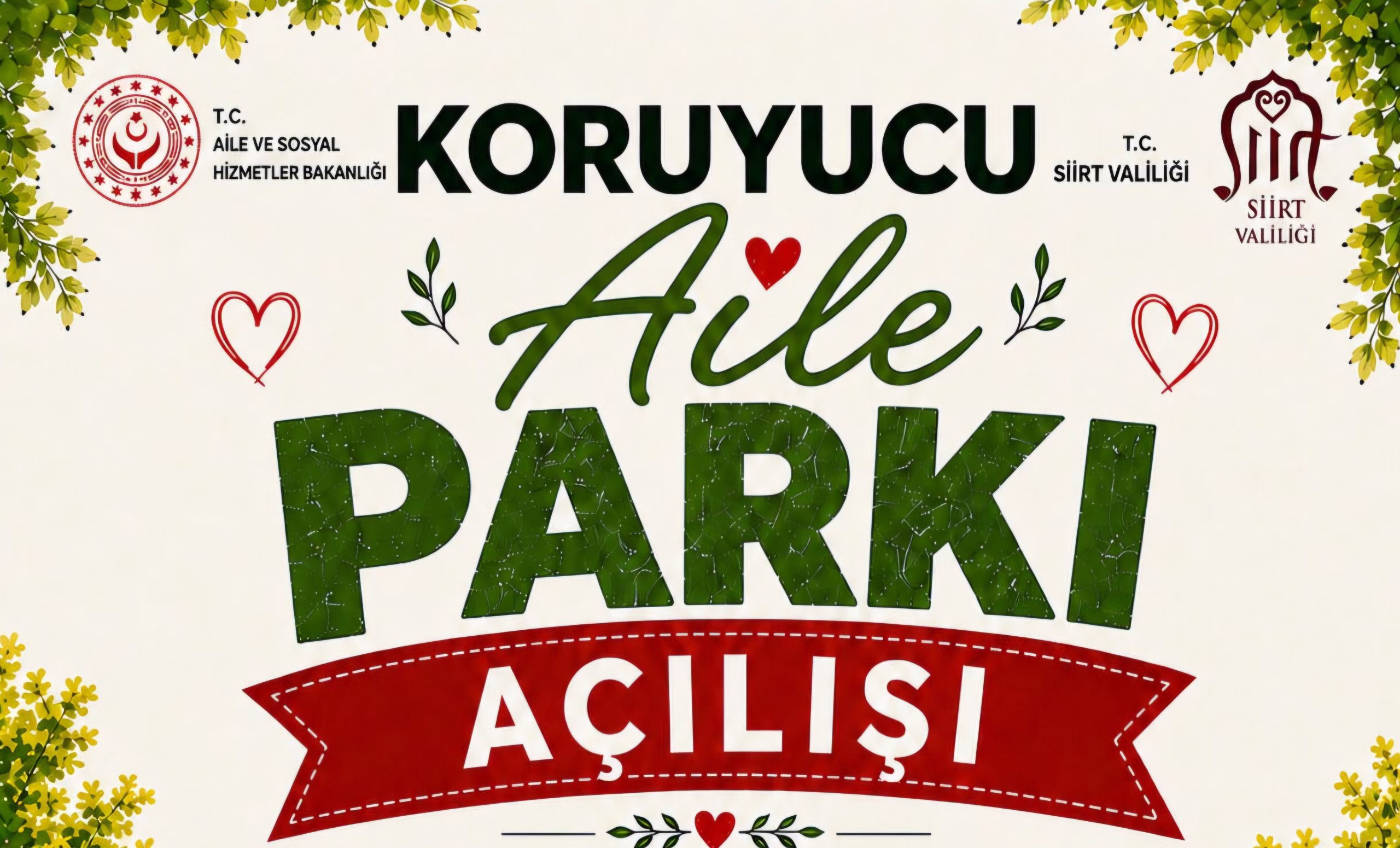 Siirt’te Koruyucu Aile Parkı Hizmete Açılıyor