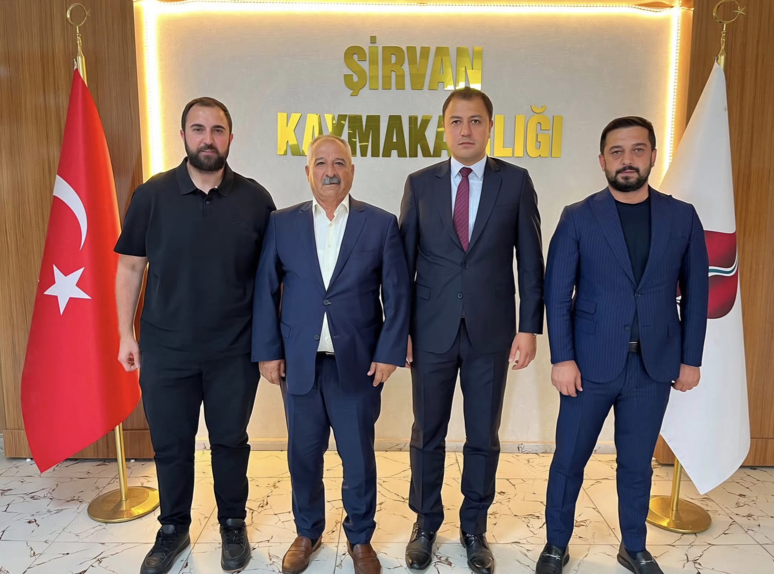 Şirvan Belediye Başkanı Kemal Çeçen’den Kaymakam Ertuğrul Bayram’a Hayırlı Olsun Ziyareti