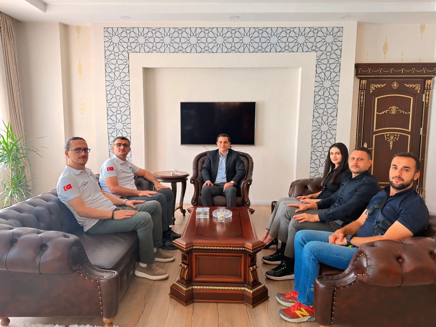 İl Sağlık Müdürü Hacıoğlu’ndan Kaymakam Buzkaya’ya Ziyaret