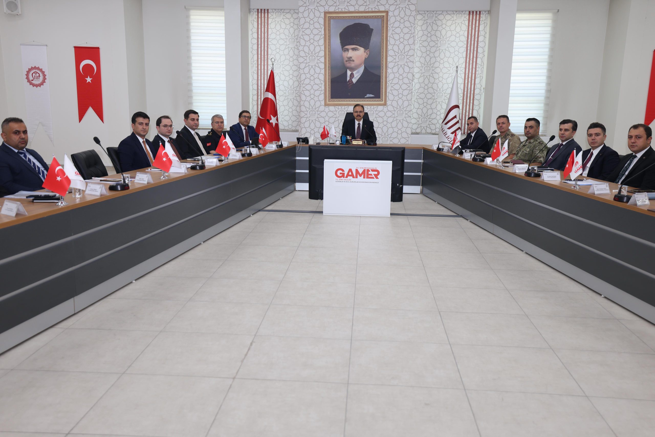 Siirt’te İl Güvenlik ve Asayiş Koordinasyon Toplantısı Yapıldı