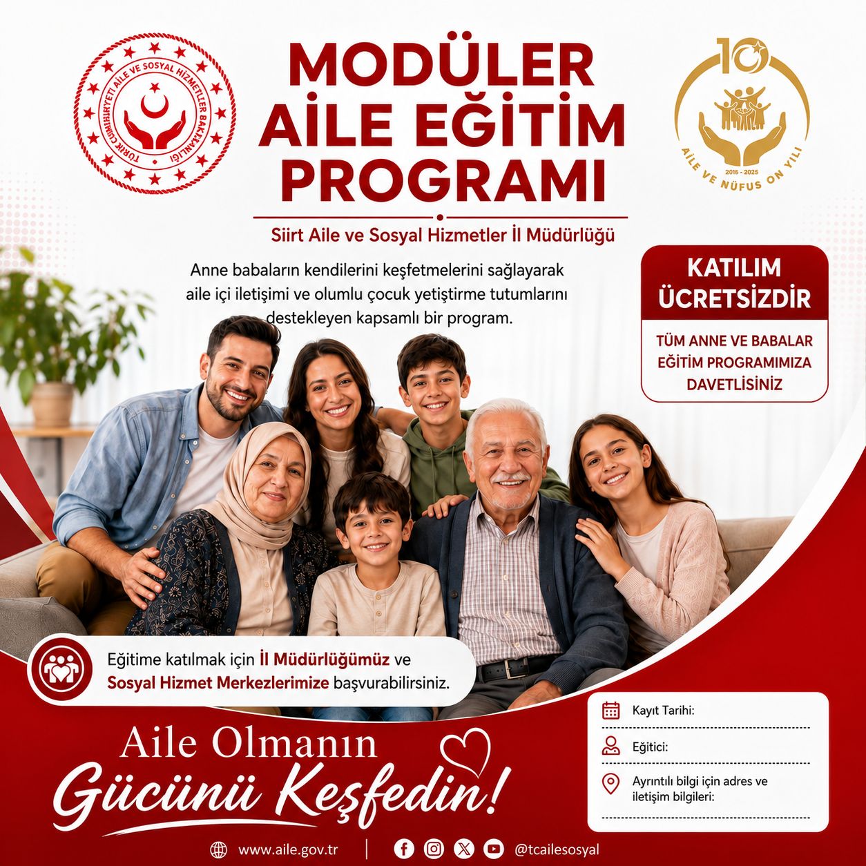 Güçlü Aile, Mutlu Çocuklar İçin Modüler Aile Eğitim Programı
