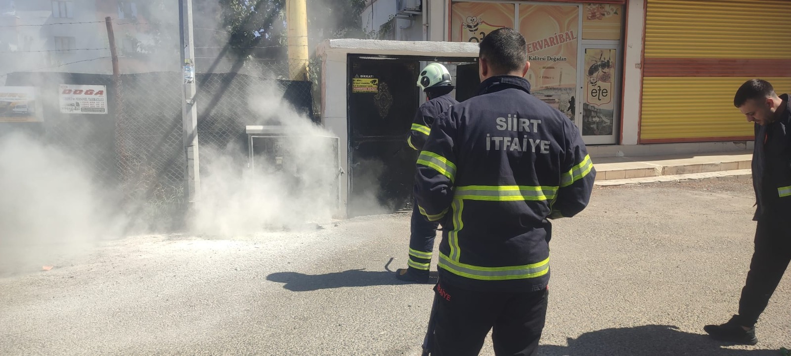 Siirt’te Elektrik Trafosunda Yangın
